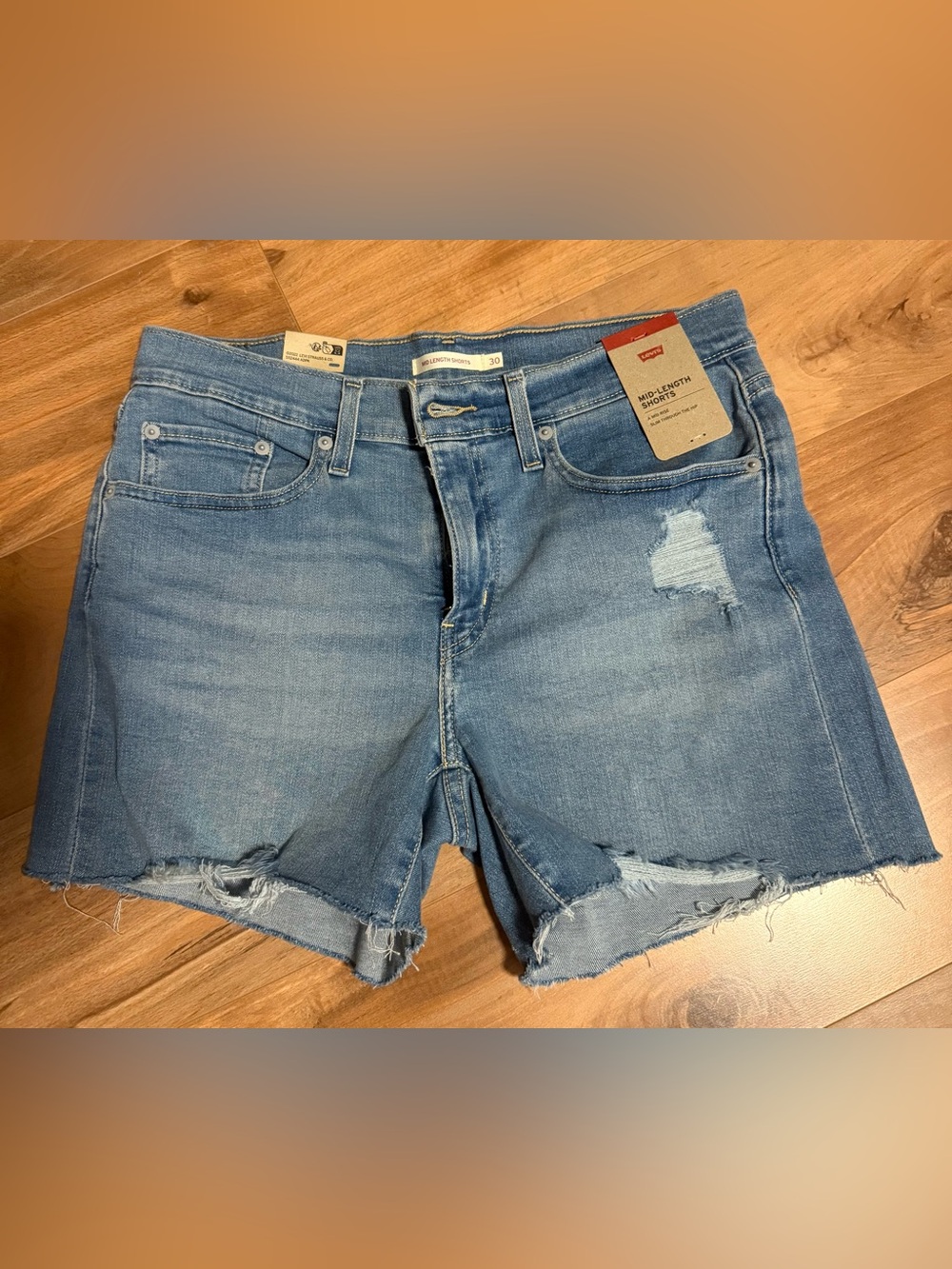 Levi's Mid-length Jean Shorts